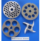 #12 (2 3/4") 4-PAK PLATE KNIFE Disc Meat Grinder fits LEM Universal Hobart